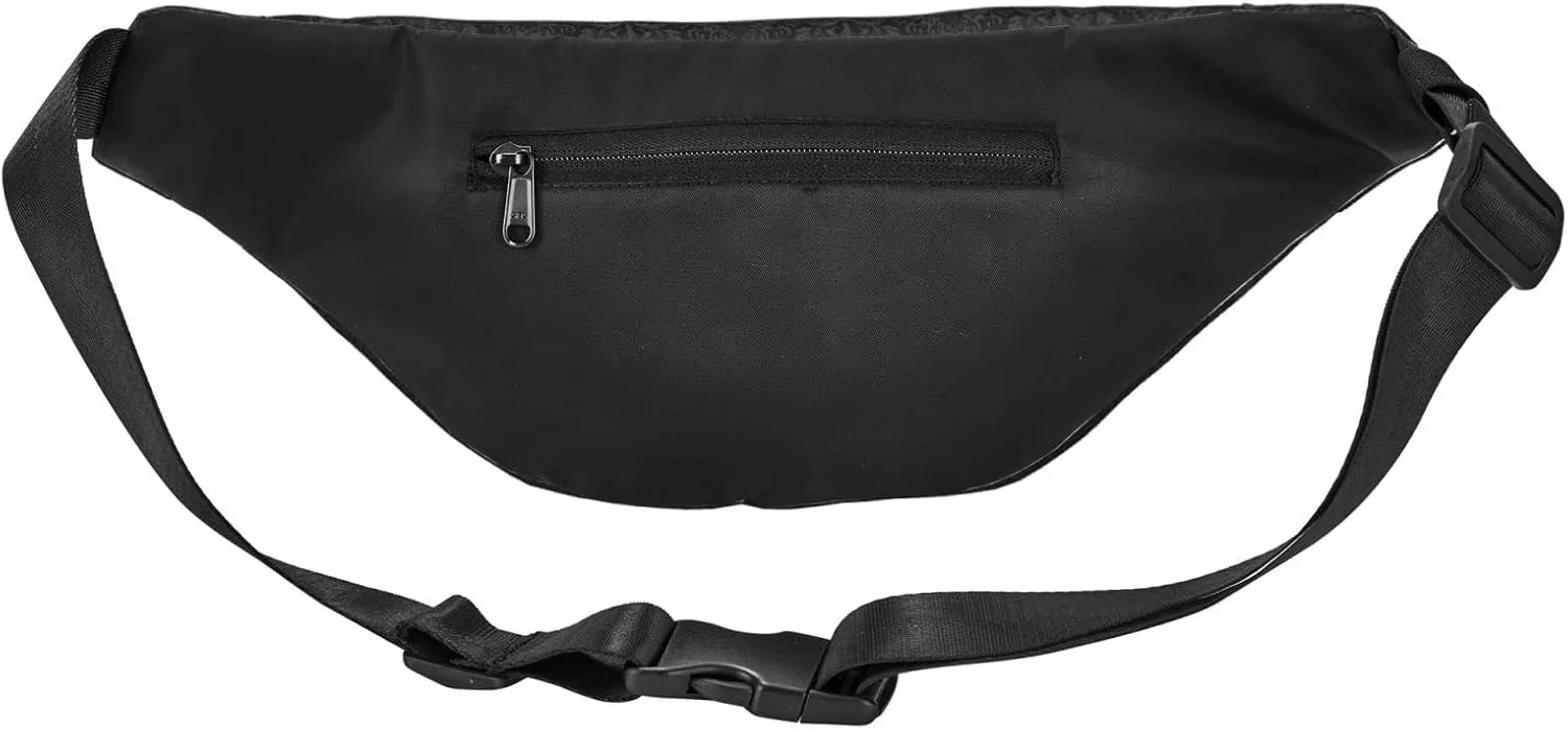 Gothic Skull Print Fanny Pack for Man Women Waist Bag Adjustable Belt Casual Chest Bag Bum Bags for Travel Sports Running Hiking Waist Packs
