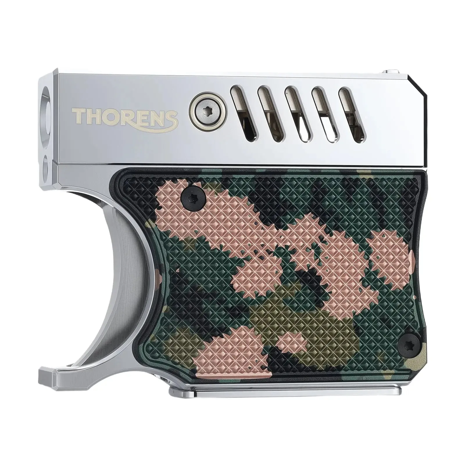 Gun Lighter - Black With Gold