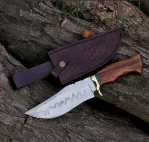 Hand Forged Custom Handmade Fixed Blade Bowie Knife