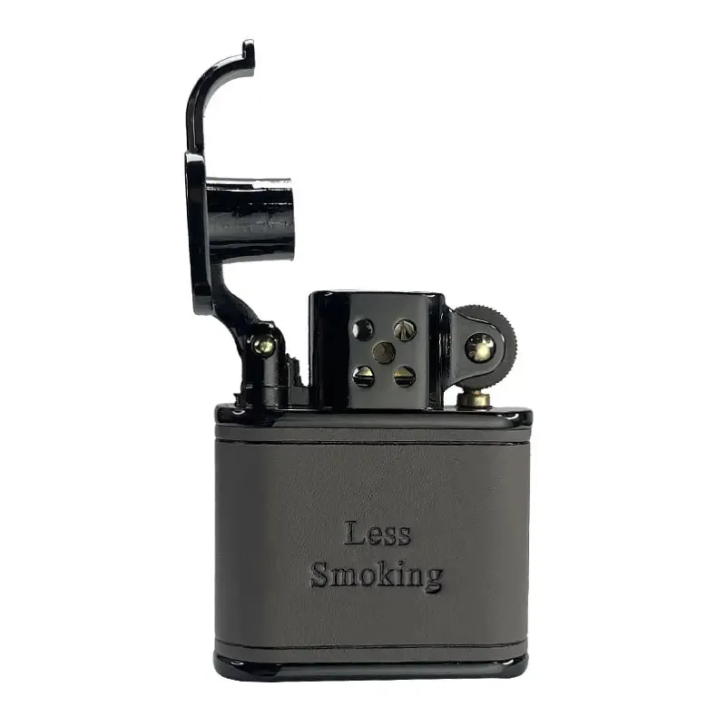Handmade Cowhide Lighter - Gray