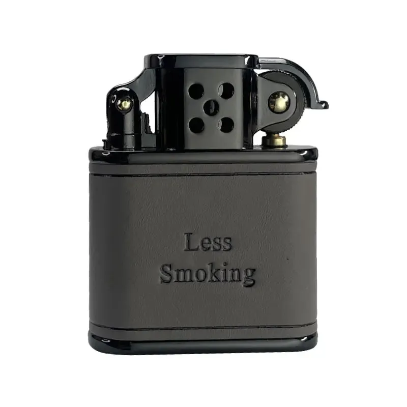 Handmade Cowhide Lighter - Gray