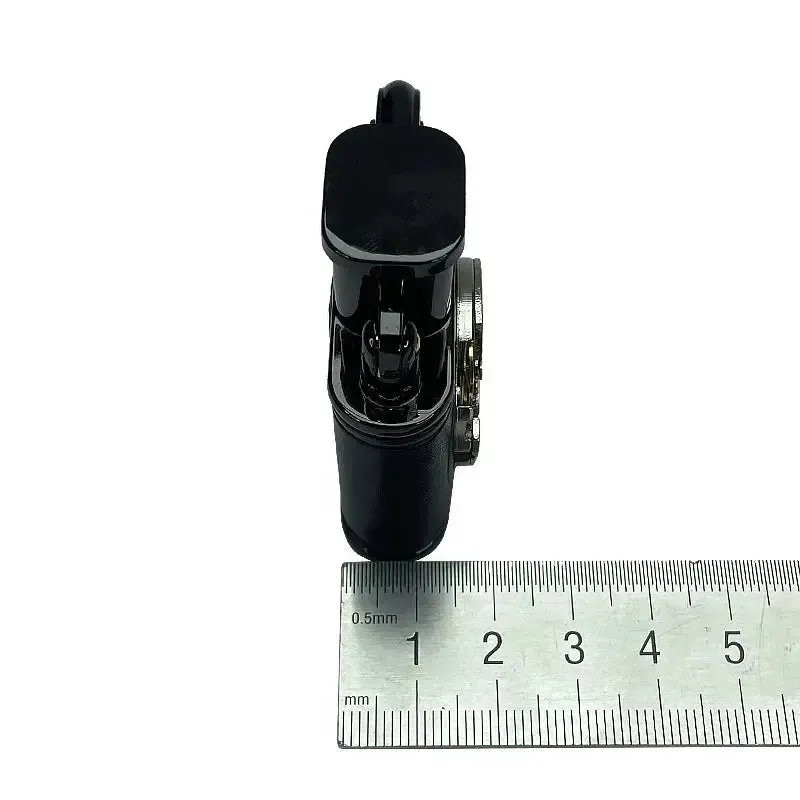 Handmade Cowhide Lighter - Inlaid Mechanical Movement - Green And Black Color