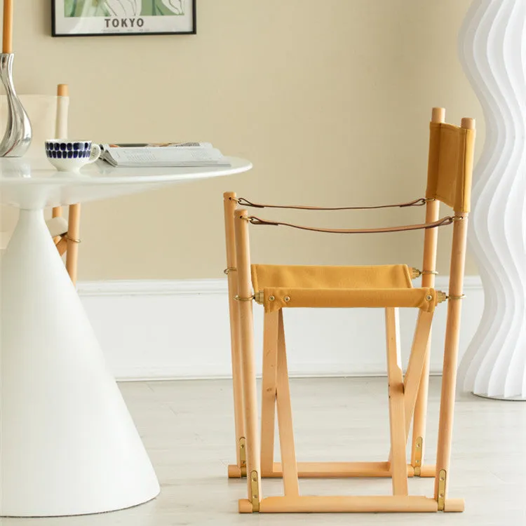 Hazelton Canva Folding Lounger Chair