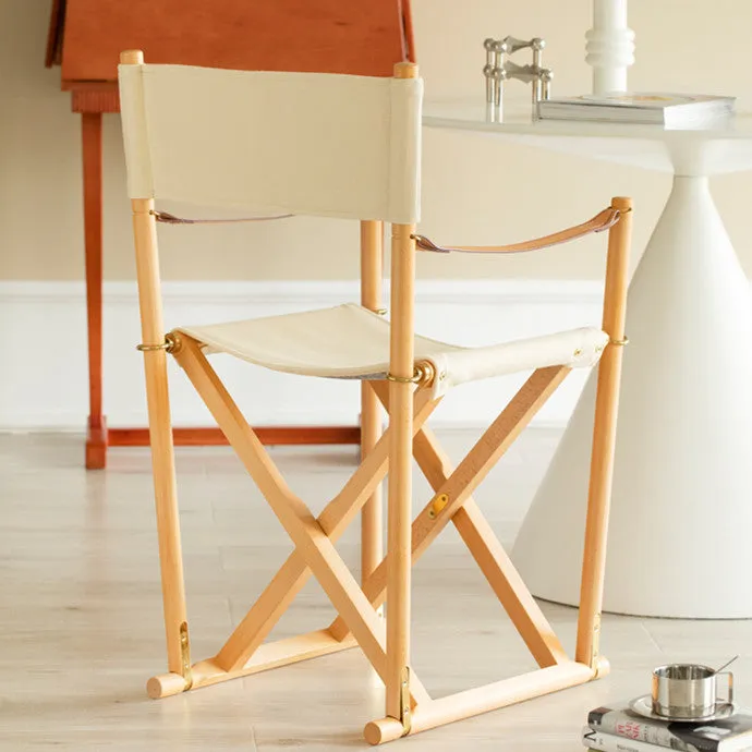Hazelton Canva Folding Lounger Chair