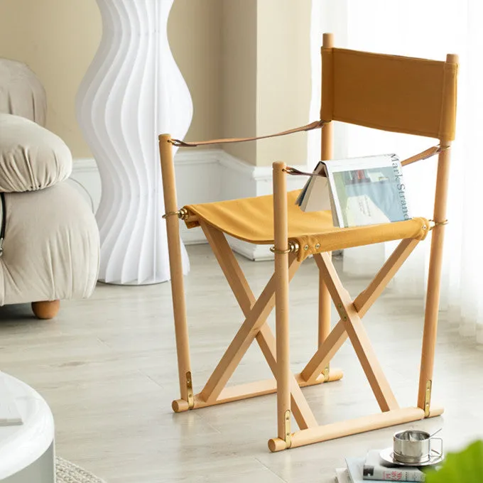 Hazelton Canva Folding Lounger Chair