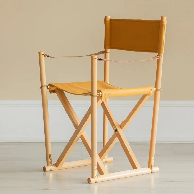 Hazelton Canva Folding Lounger Chair