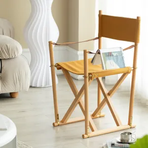 Hazelton Canva Folding Lounger Chair