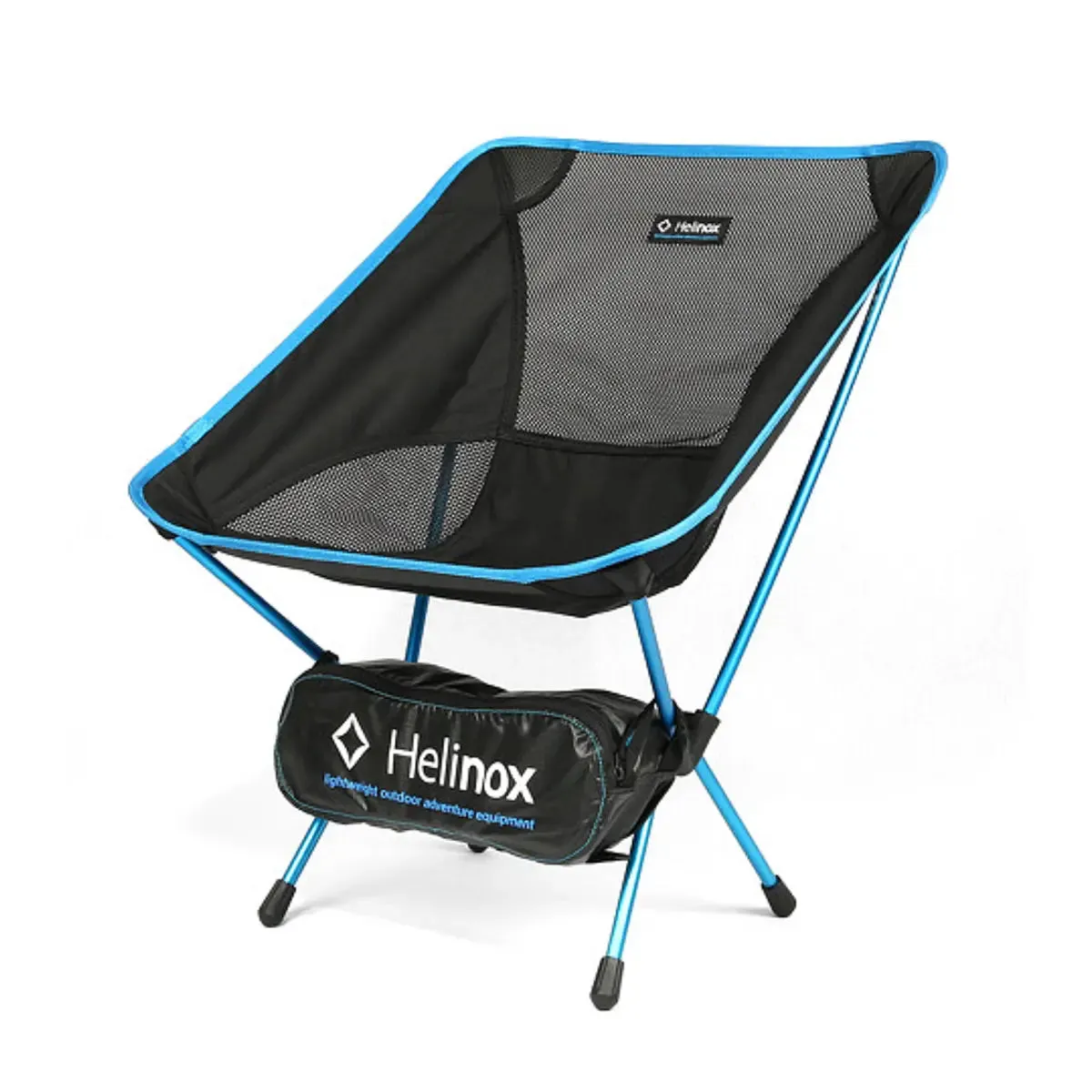 Helinox Chair One - Lightweight Camping Chair - Black / Cyan