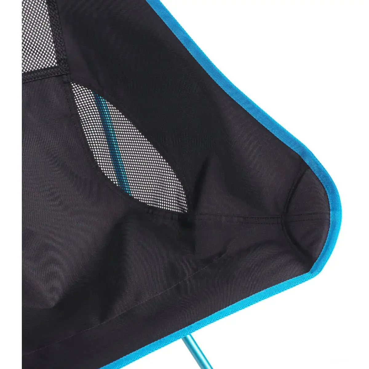 Helinox Chair Two Lightweight Camping Chair - Black / Cyan Blue Frame