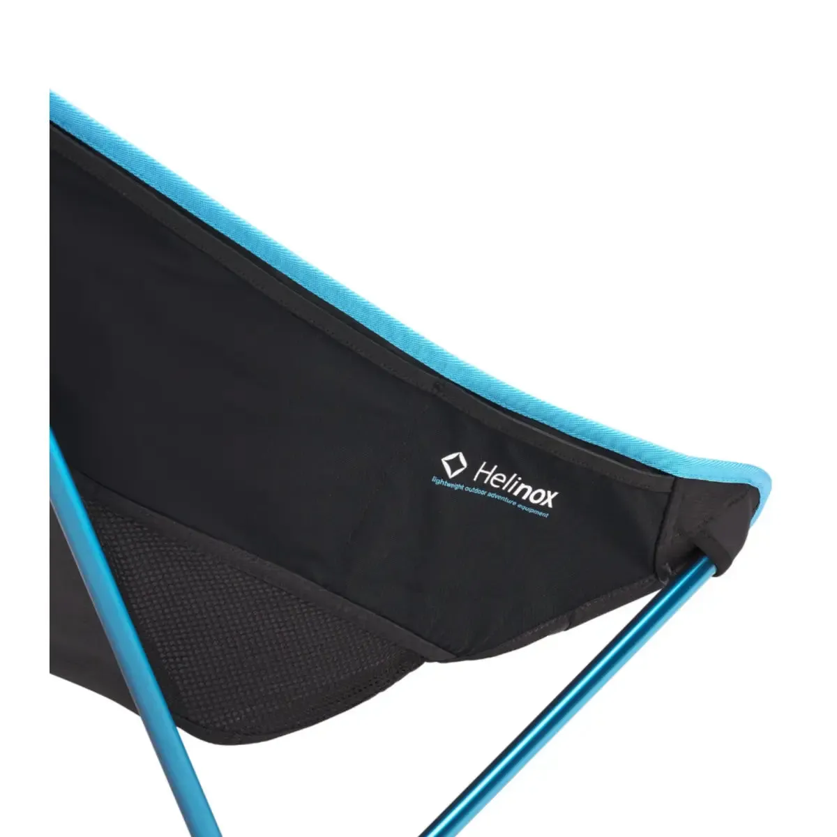 Helinox Chair Two Lightweight Camping Chair - Black / Cyan Blue Frame