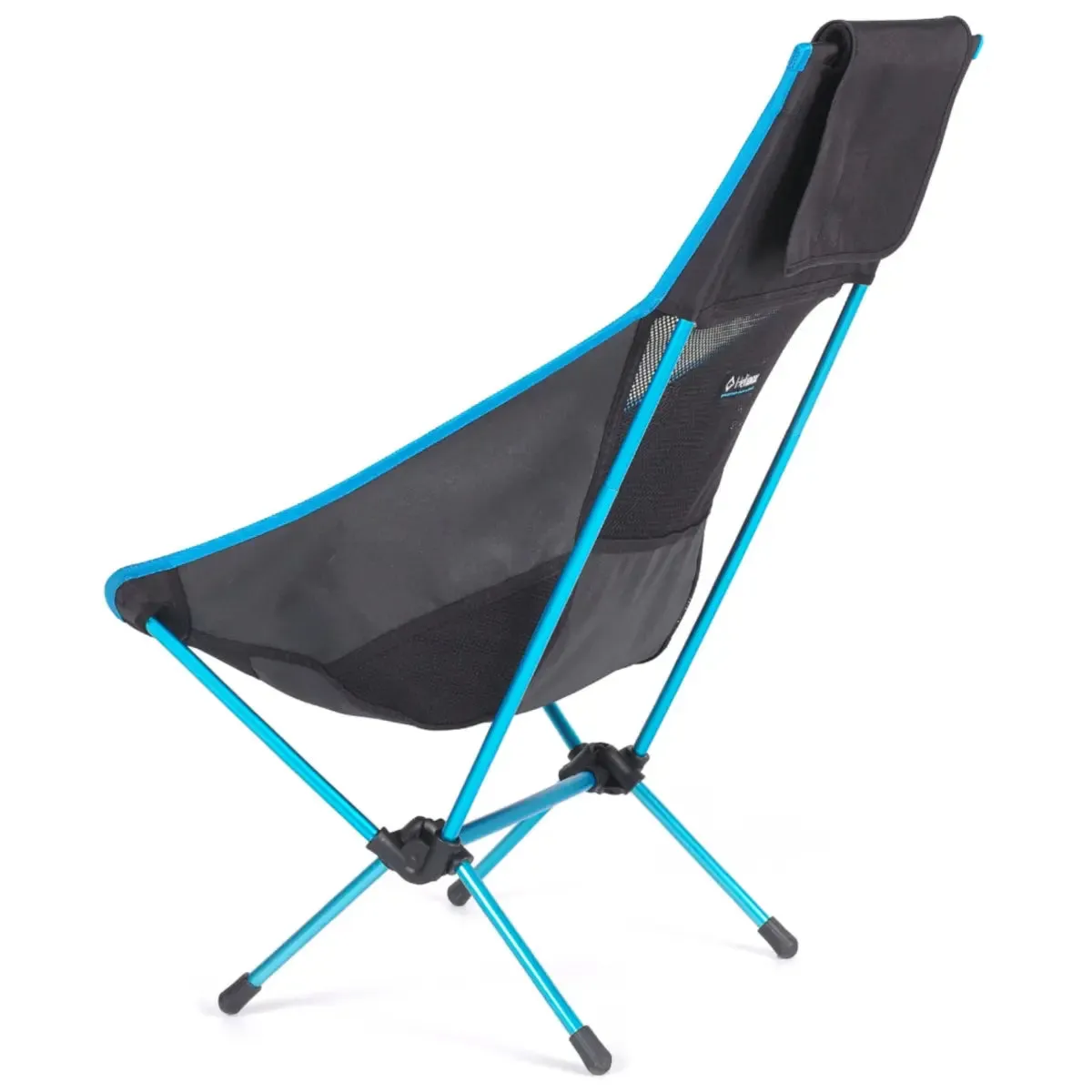Helinox Chair Two Lightweight Camping Chair - Black / Cyan Blue Frame