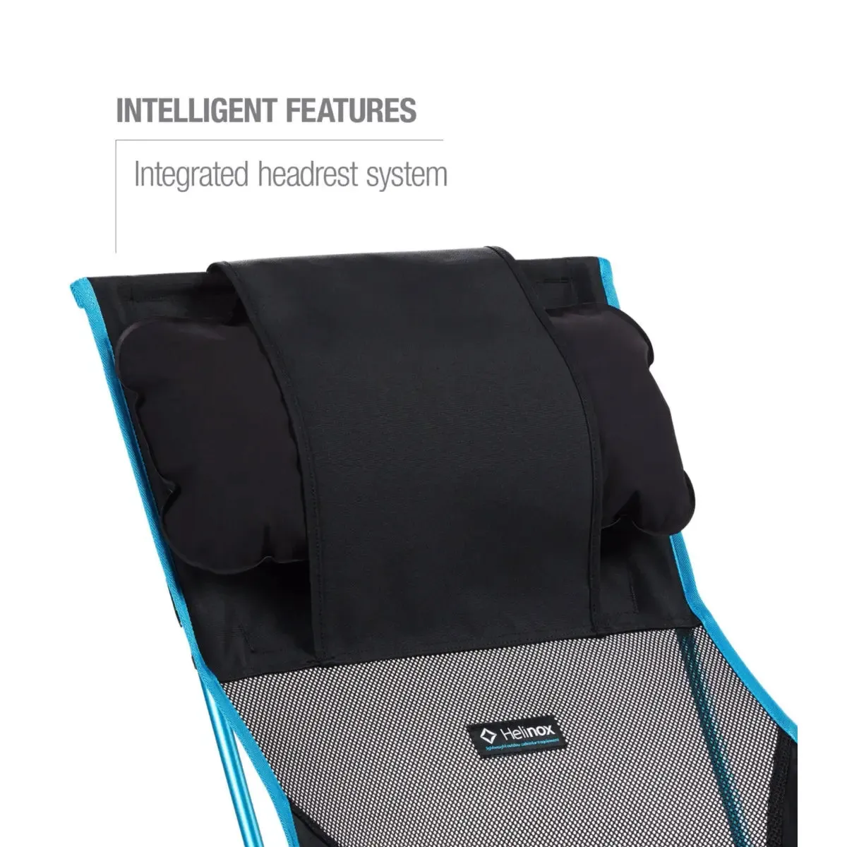 Helinox Savanna Chair - Lightweight Camping Chair - Black / Cyan