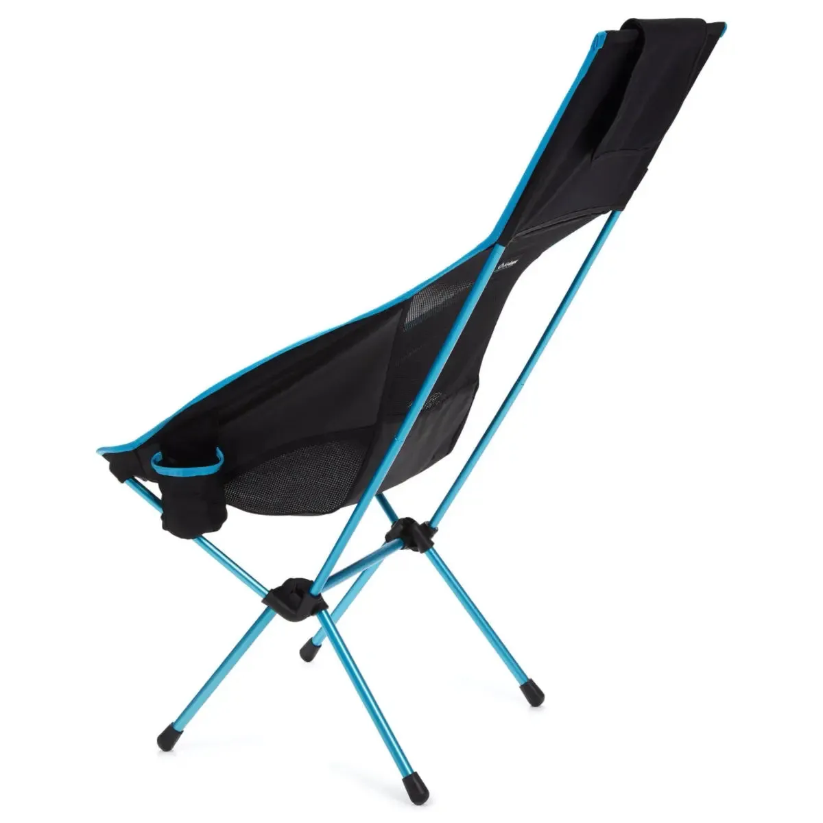 Helinox Savanna Chair - Lightweight Camping Chair - Black / Cyan