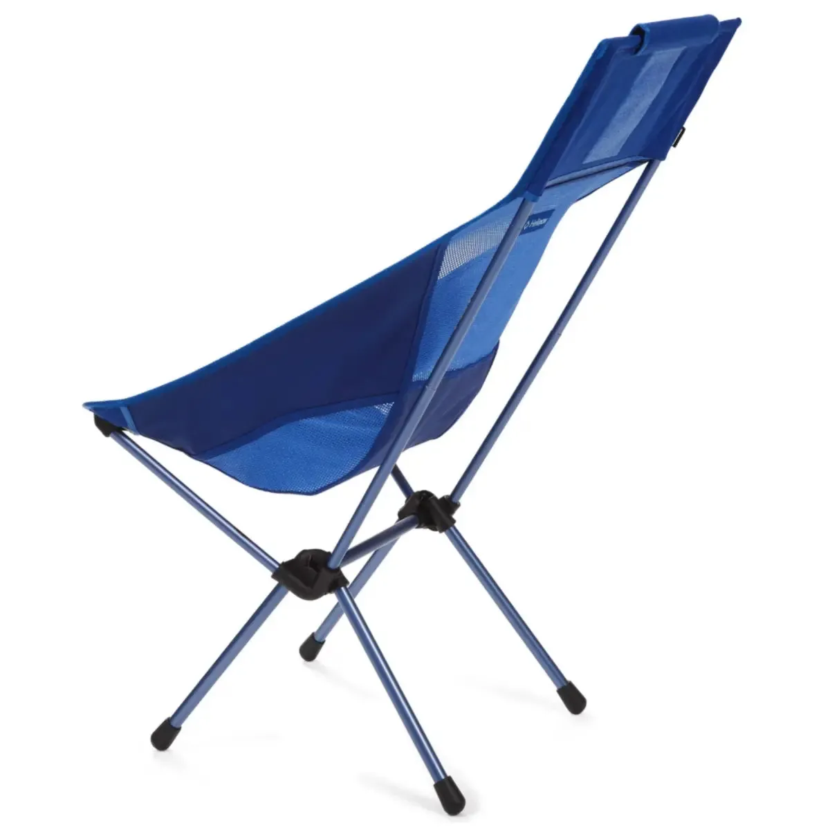 Helinox Sunset Chair - Lightweight Compact Camp Chair - Blue Block / Navy Frame