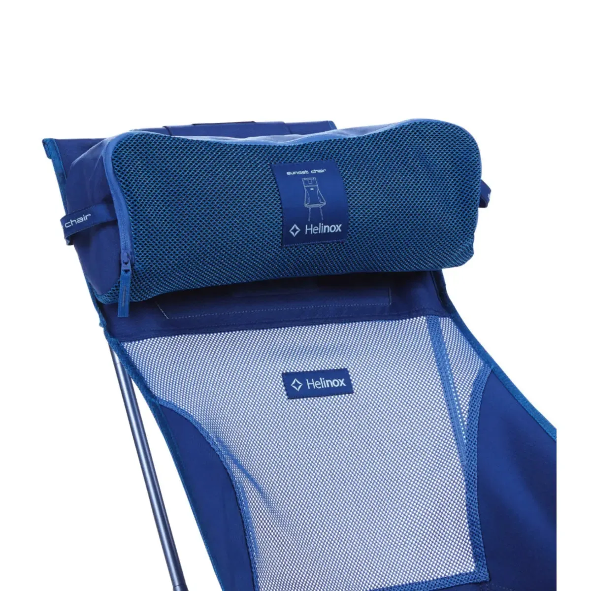 Helinox Sunset Chair - Lightweight Compact Camp Chair - Blue Block / Navy Frame