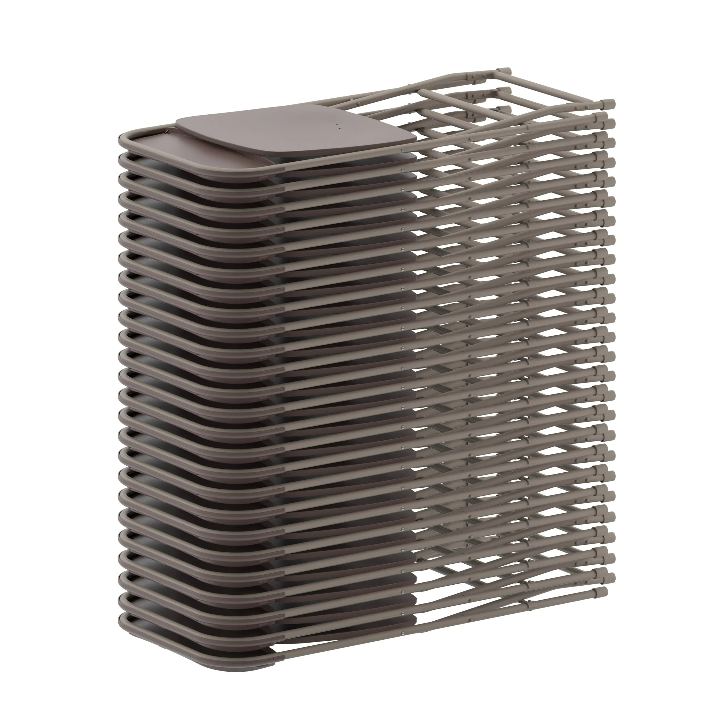 Hercules Series Plastic Folding Chair - 650LB Weight Capacity