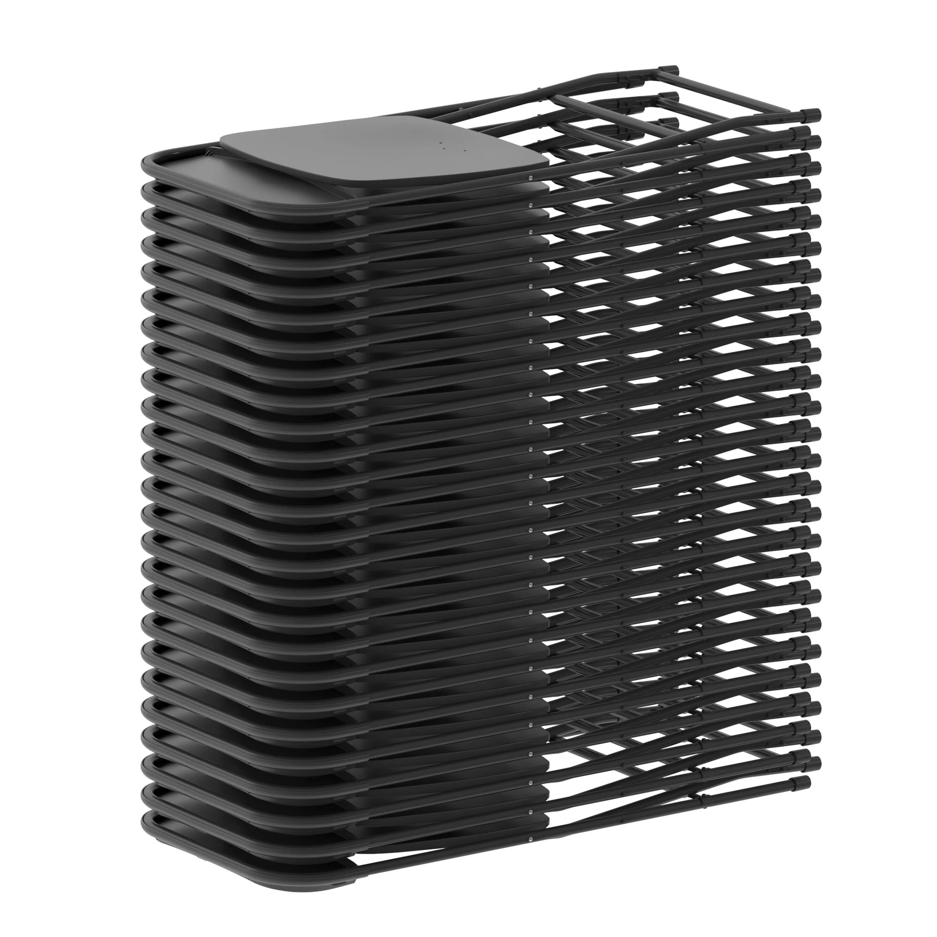 Hercules Series Plastic Folding Chair - 650LB Weight Capacity
