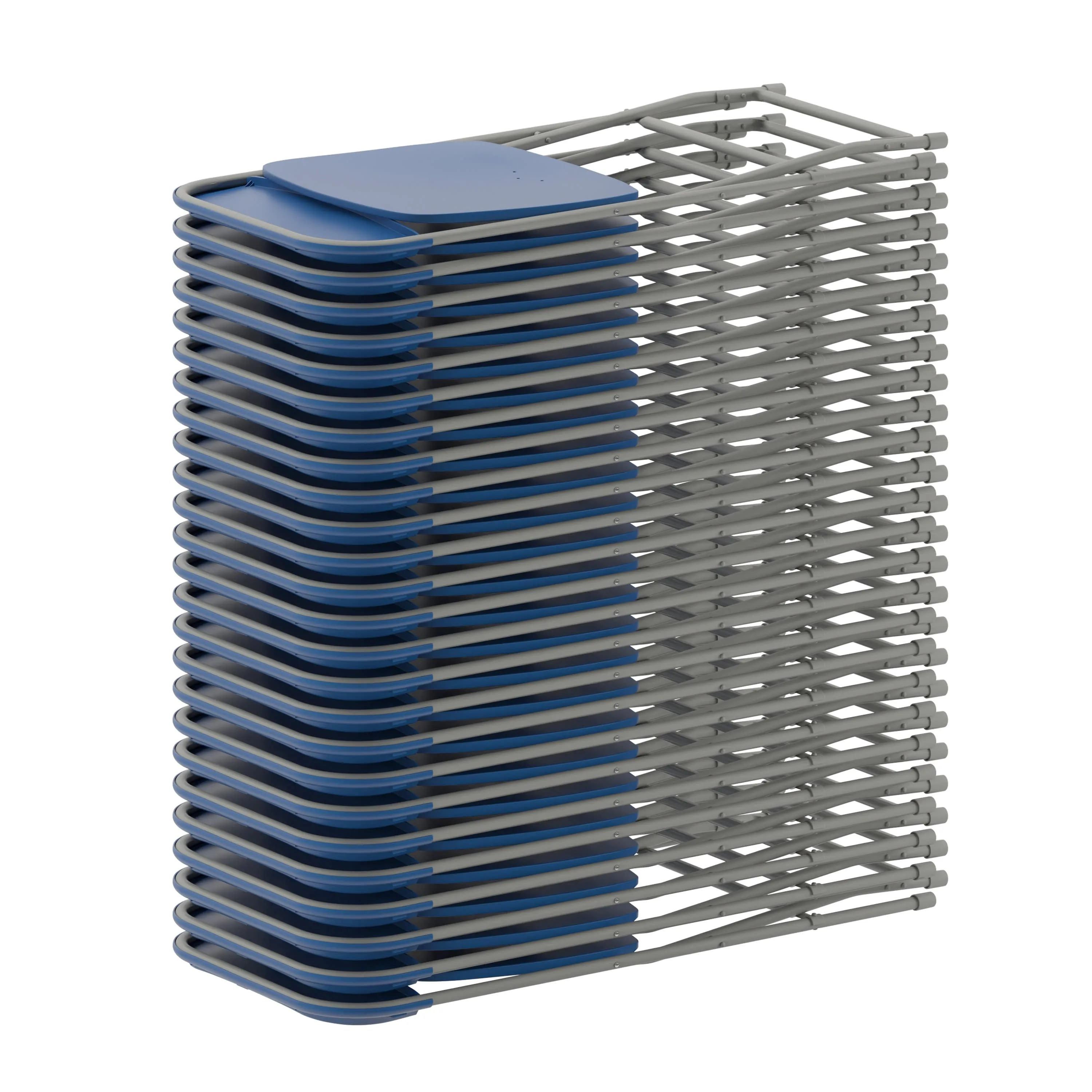 Hercules Series Plastic Folding Chair - 650LB Weight Capacity