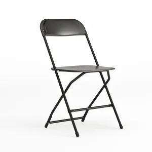 Hercules Series Plastic Folding Chair - 650LB Weight Capacity