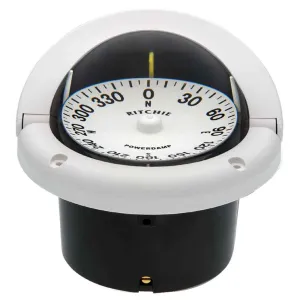 HF-742W Helmsman Compass - Flush Mount - White