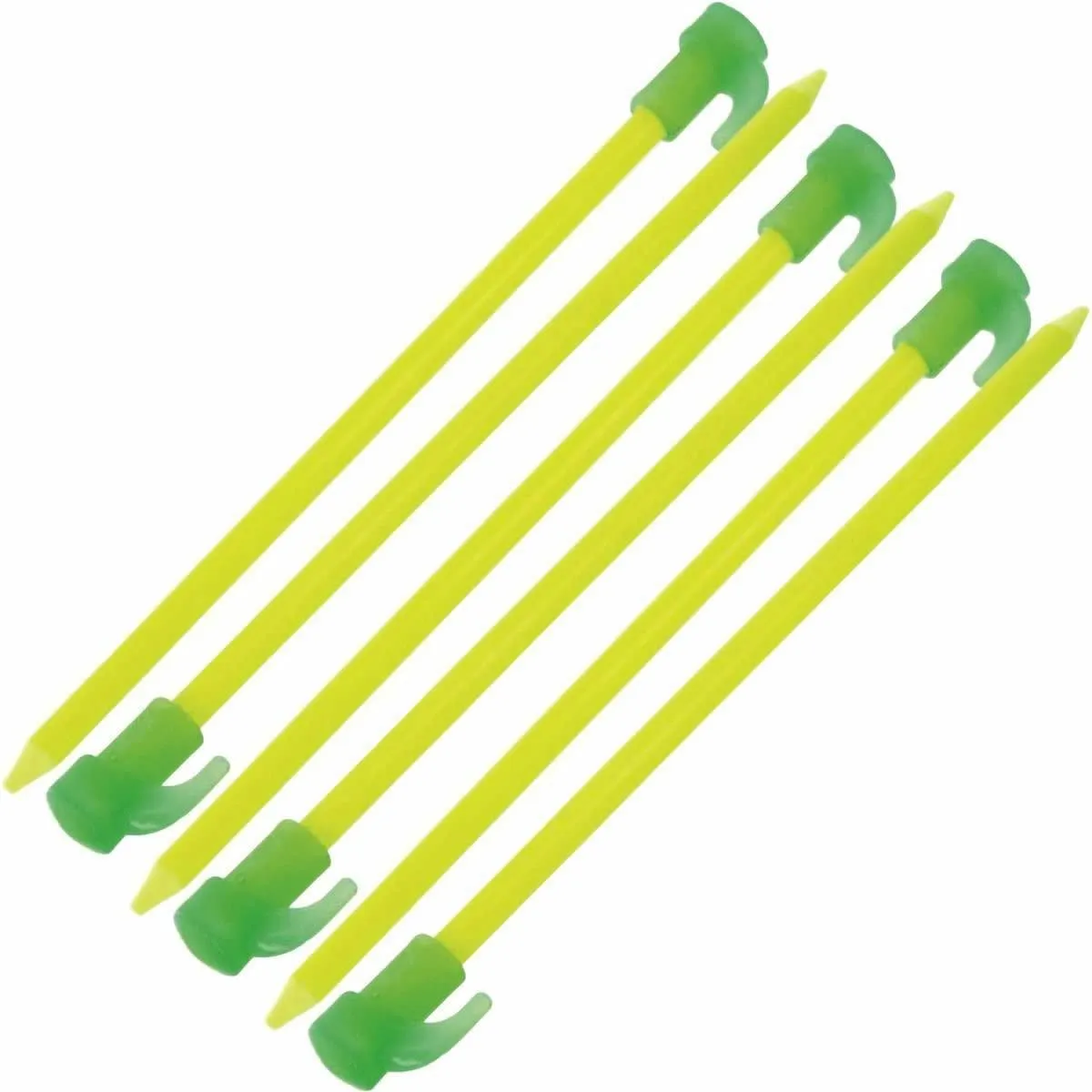 Highlander 8" Fluorescent Tent Pegs / Arc Sticks