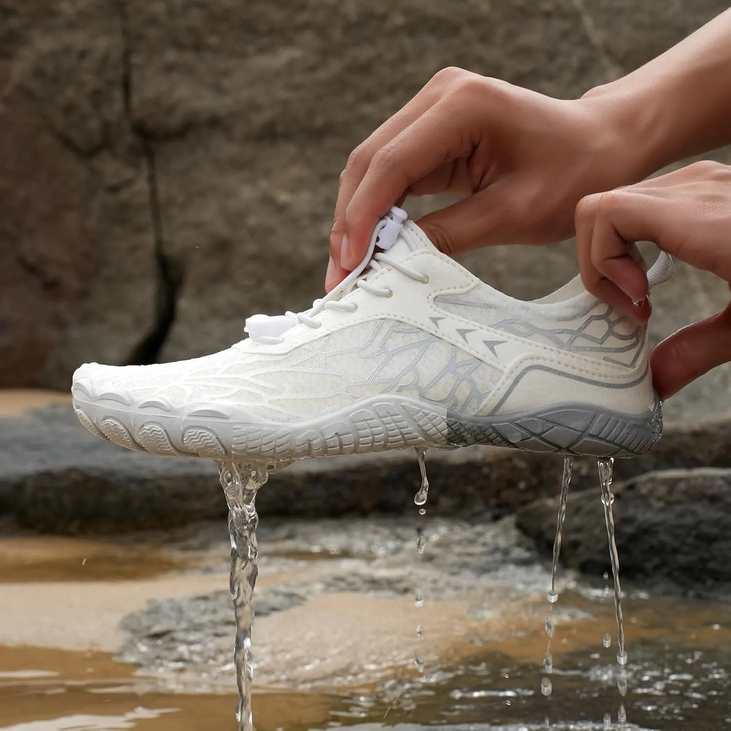 Hike Barefoot Shoes for Women and Men - Pro Wide Toe Box, Healthy & Non-Slip Unisex Athletic Outdoor Hiking Footwear