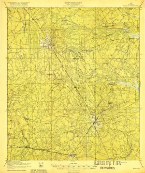 Hilliard FL topo map, 1:62500 Scale, 15 X 15 Minute, Historical, 1919, 19.8 x 16.6 in