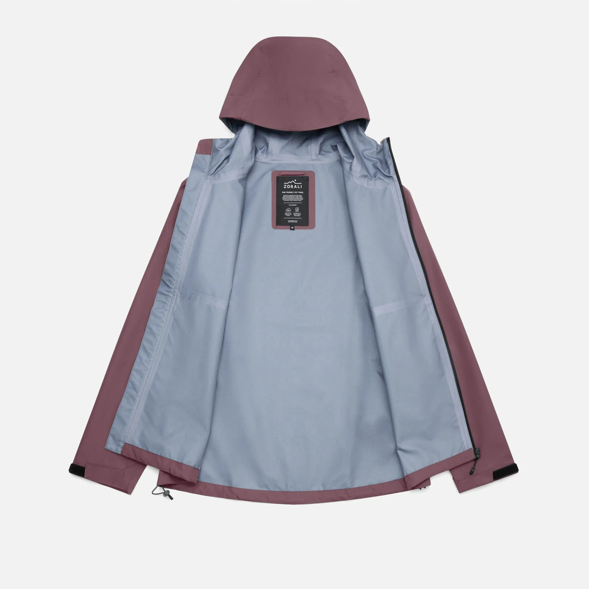 Horizon 3L Rain Jacket Berry