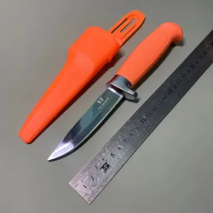 Hunting Straight Full Tang Knife Fixed Blade PP&TPR Handle Knives Cold SRK Survival Combat knife Camping Hiking Outdoor Tool