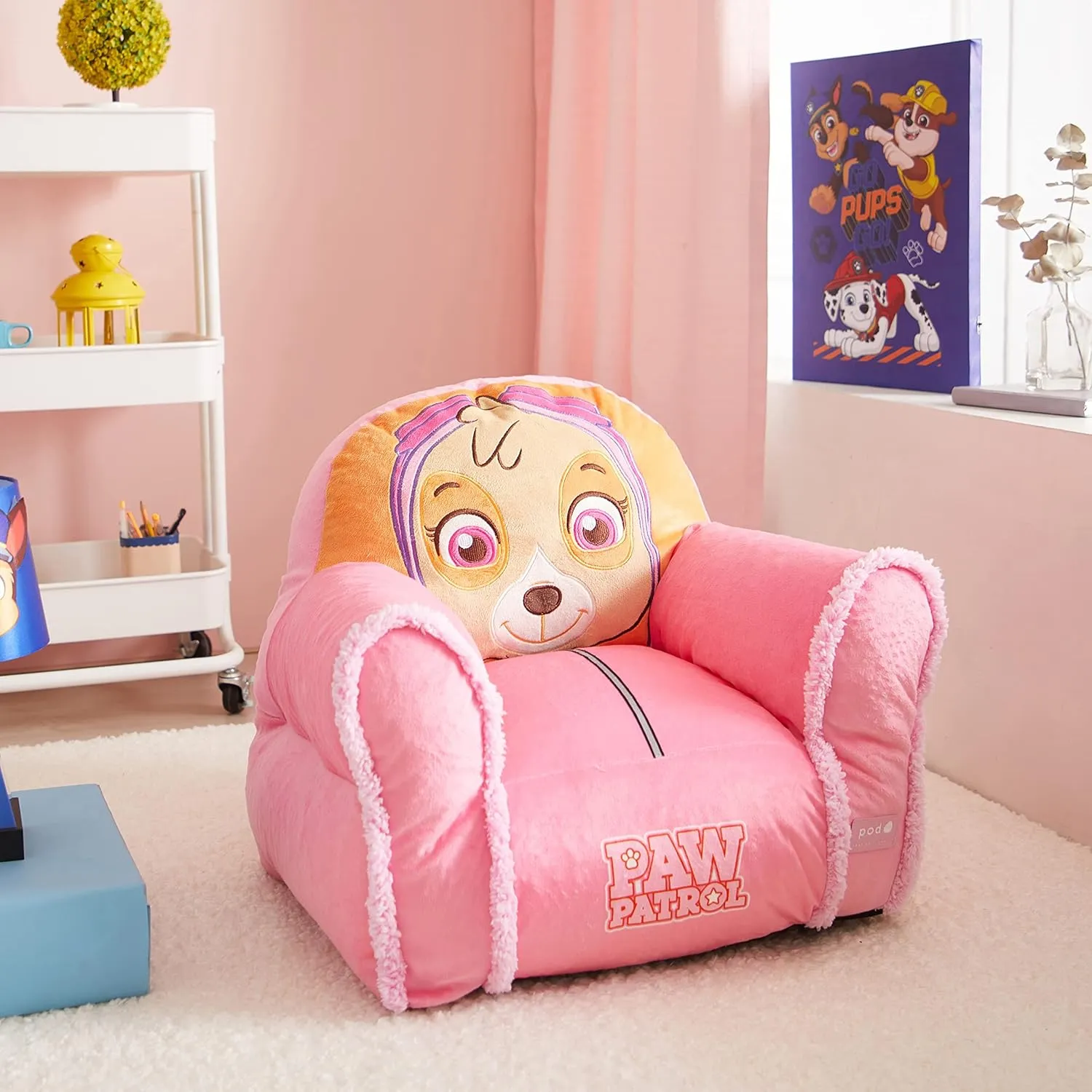 Idea Nuova Paw Patrol Skye Bean Bag Sofa Chair Large