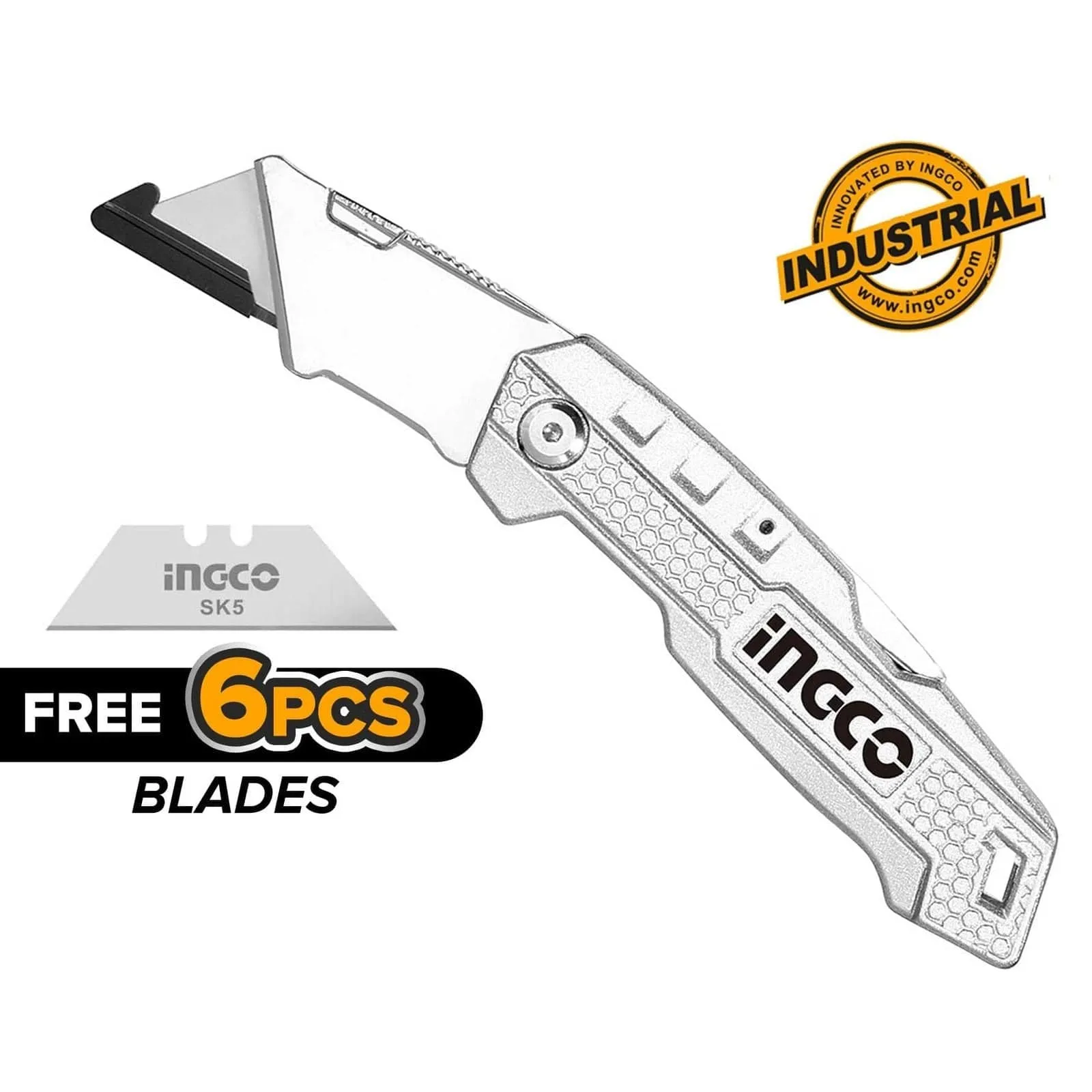 Ingco 61x19mm Folding Knife - HUK6236