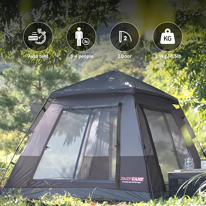 Instant Tents for Camping, 2-3 Person Pop Up Camping Tent, 60s Easy Setup Waterproof Dome Tent for Camping Beach Outdoor Travel