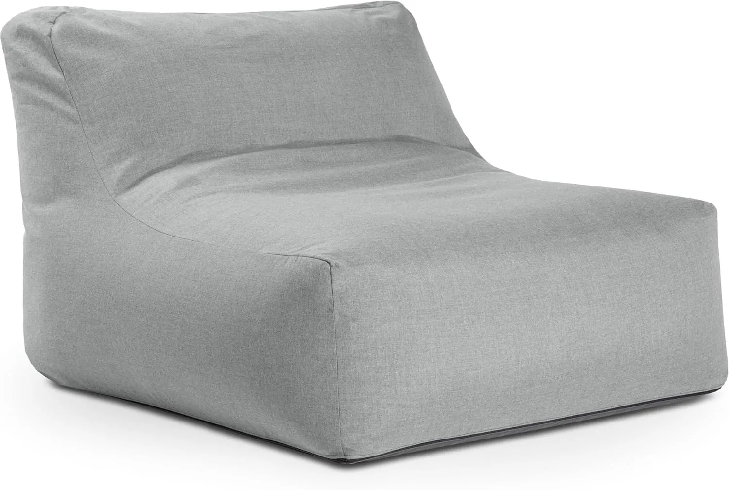 Jaxx Coza Outdoor Chair - Large Bean Bag Lounge Chair for Poolside & Patio Lounging - Sunbrella, Granite