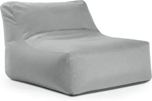 Jaxx Coza Outdoor Chair - Large Bean Bag Lounge Chair for Poolside & Patio Lounging - Sunbrella, Granite