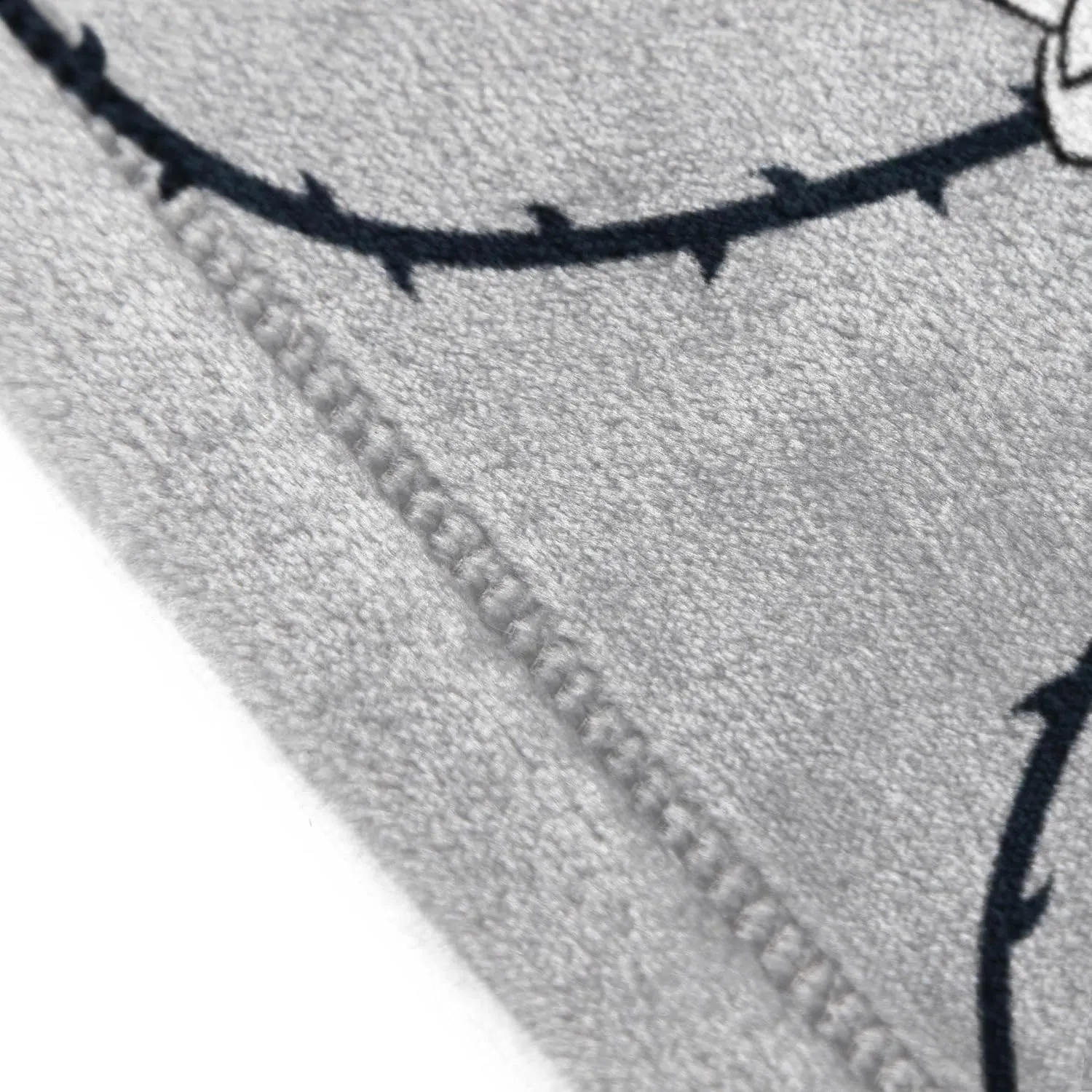 Jay Franco Wednesday Addams Plush Throw Blanket - Measures 50 x 70 Inches, Black & White Gothic - Super Soft Lightweight Fleece Kids Bedding