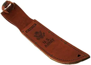 Ka-Bar Army Leather Sheath, 7-Inch, Brown