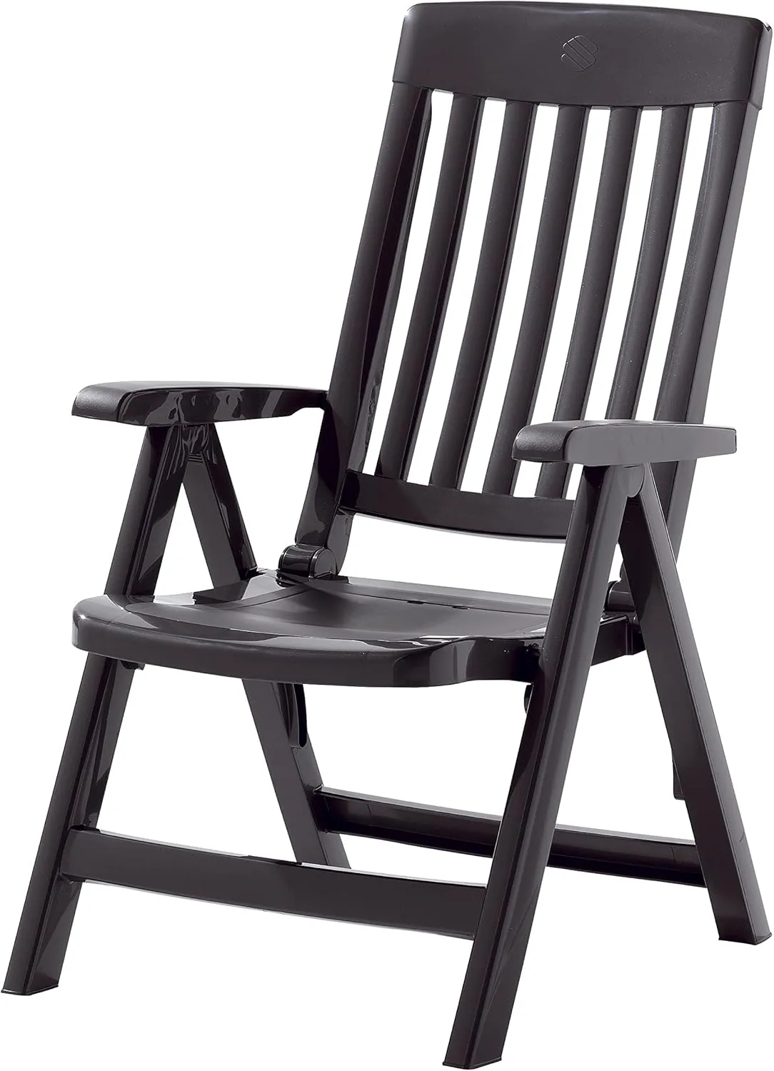 KETTLER Sieger Resin Folding Chair Anthracite Gray