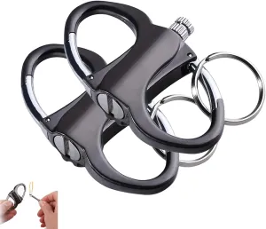 Keychain Lighter, Novelty Metal Match Keychains, Metal Keychains Lighter for Outdoor Car and Home