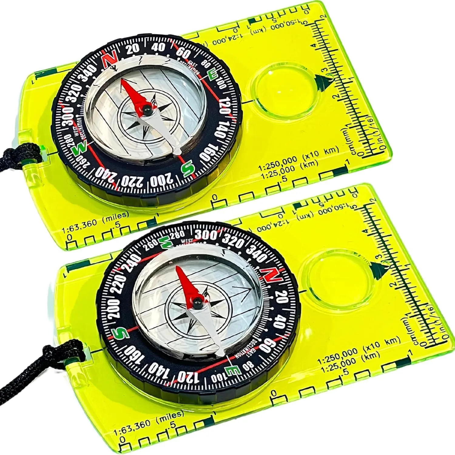 Kid-Friendly Orienteering Compass Set in Green!
