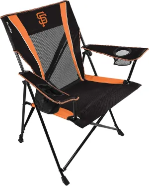 Kijaro Sports Fan Folding Chair, 26" L x 35.5" W x 37" H, San Francisco Giants