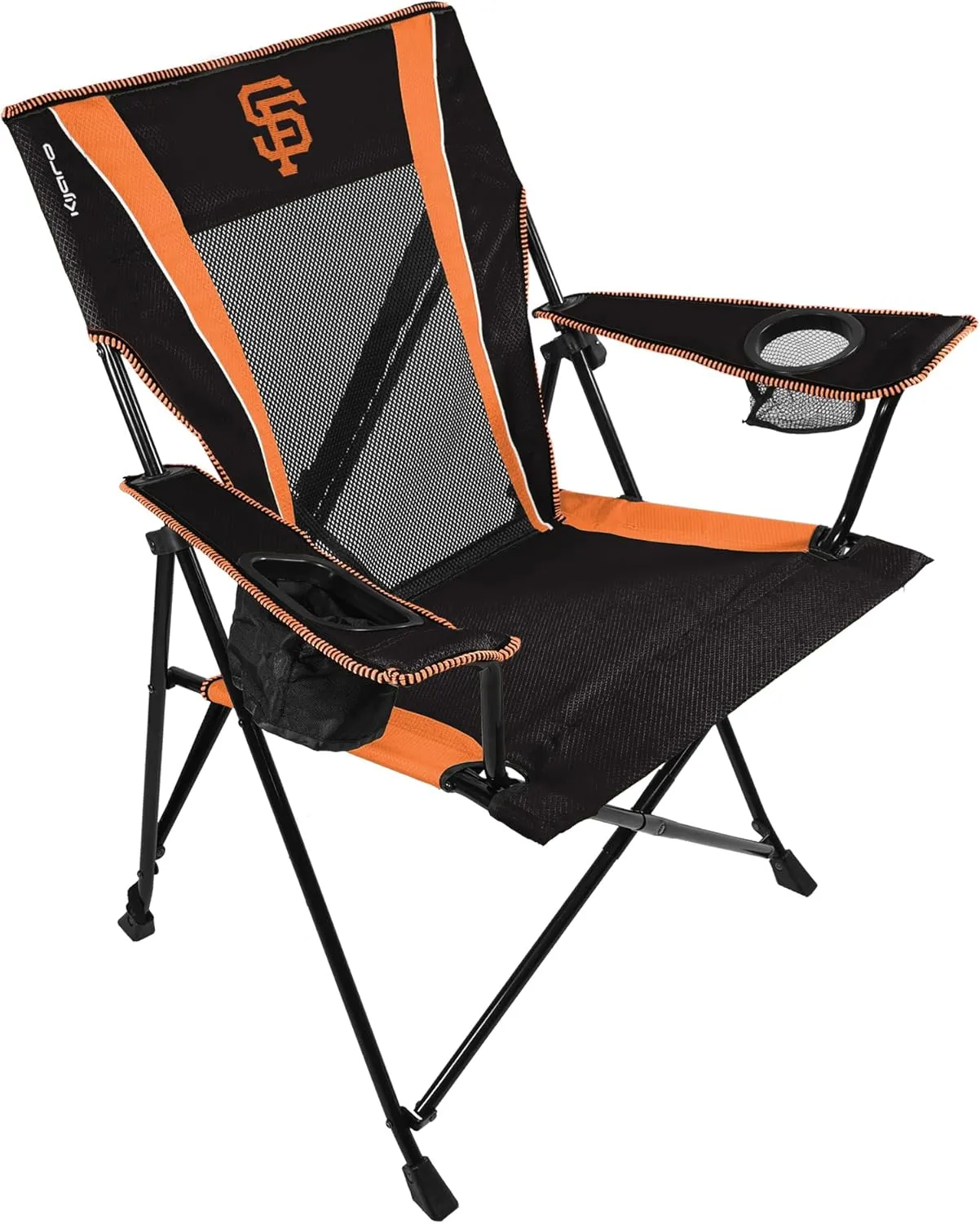 Kijaro Sports Fan Folding Chair, 26" L x 35.5" W x 37" H, San Francisco Giants