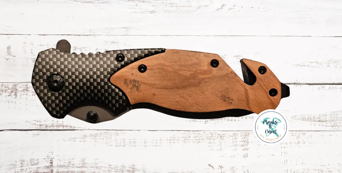 Laser Engraved Pocket Knife
