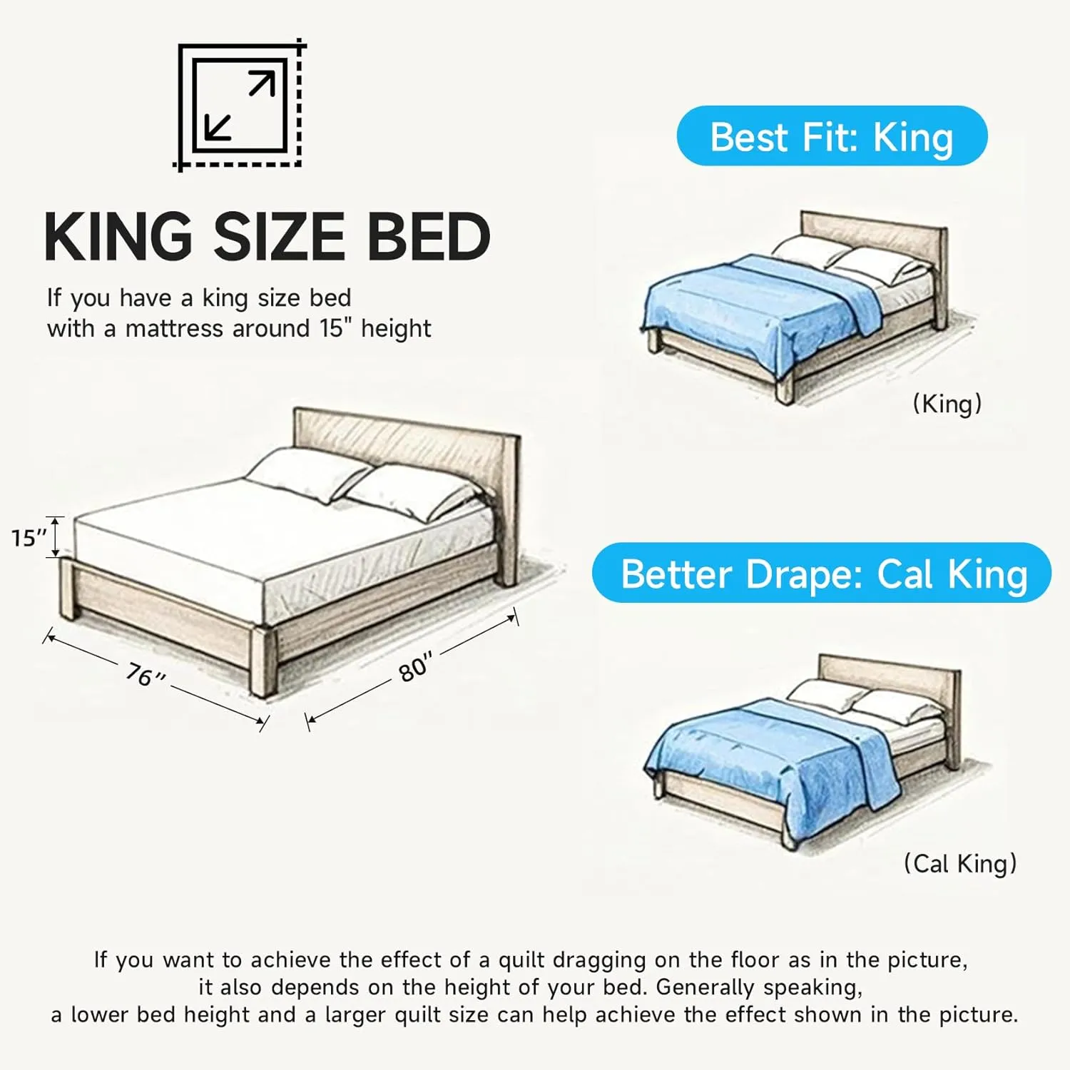 Lavsiry Black Quilt King Size Bedding Set, Summer Thin Microfiber Quilted Bedspread & Coverlet, Soft Lightweight Comforter for All Seasons - 3 Piece(1 Quilt, 2 Pillow Shams)