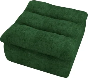 Lazy Floor Sofa Modern Armless and Backless Chair, Comfortable Accent Bean Bag Couch, for Living Room Bedroom Office, Green