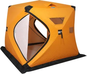Lightweight Camping Tent Tent Winter Fishing House Outdoor Pop Ice Fishing Shelter in Winter 4 People Ice Fishing Tent Suitable for Winter