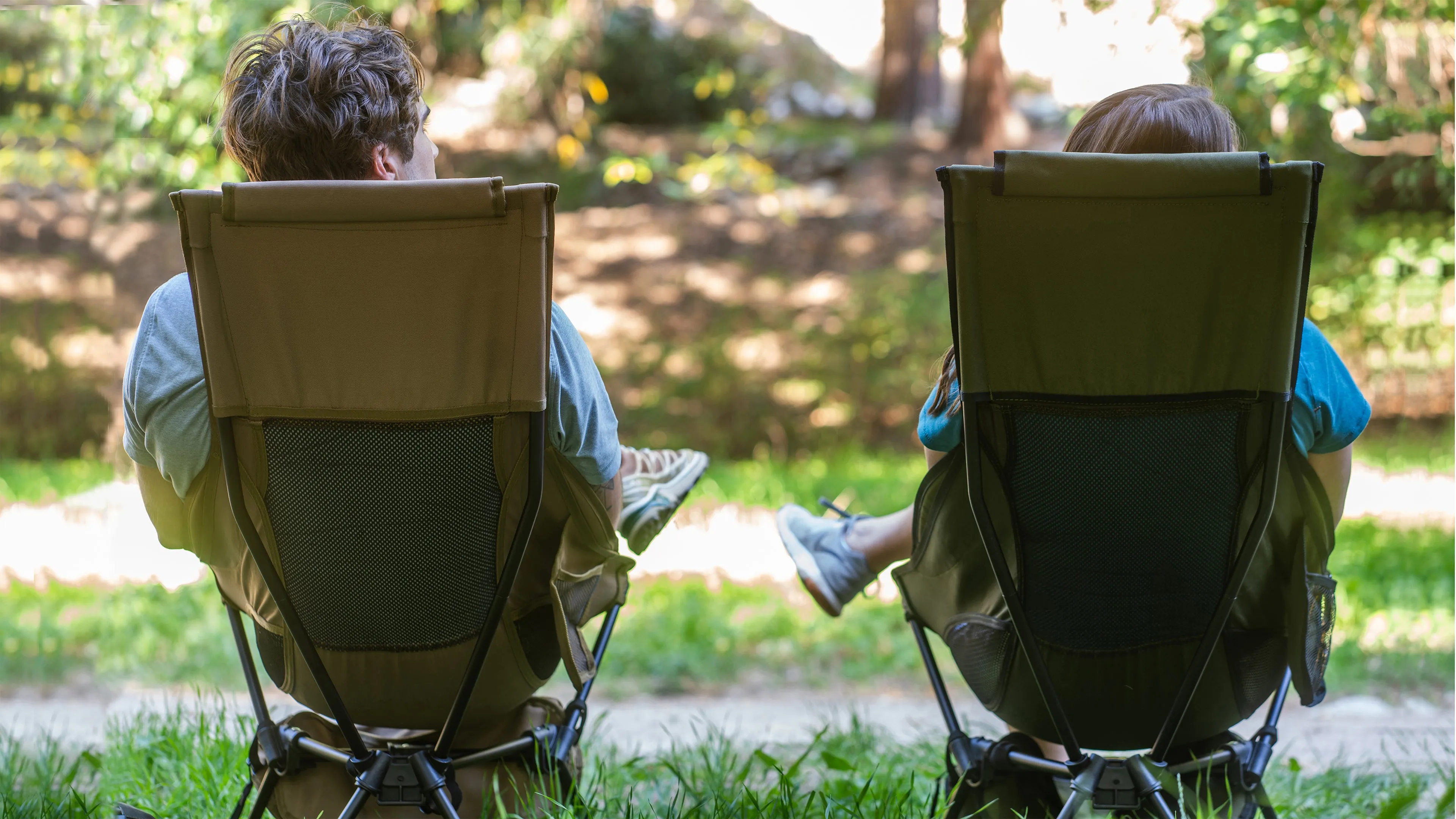 Lightweight Folding High Back Camping Chair with Head Support