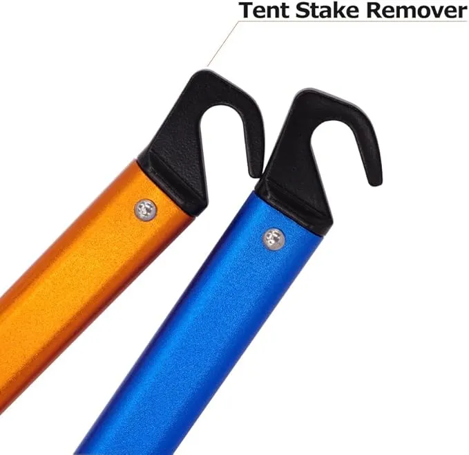 Lightweight Outdoor Camping Hammer Aluminum Tent Hammer with Tent Stake Remover, 13-Ounce