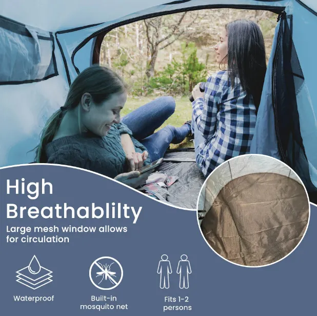 Lightweight Pop Up Tent   2x Outdoor Chairs Combo