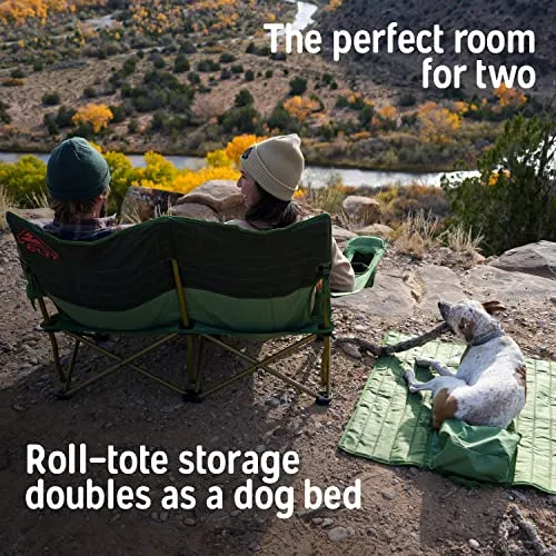 Loveseat Double 2 Person Camping Chair,Foldable Seat for Festivals,Concerts
