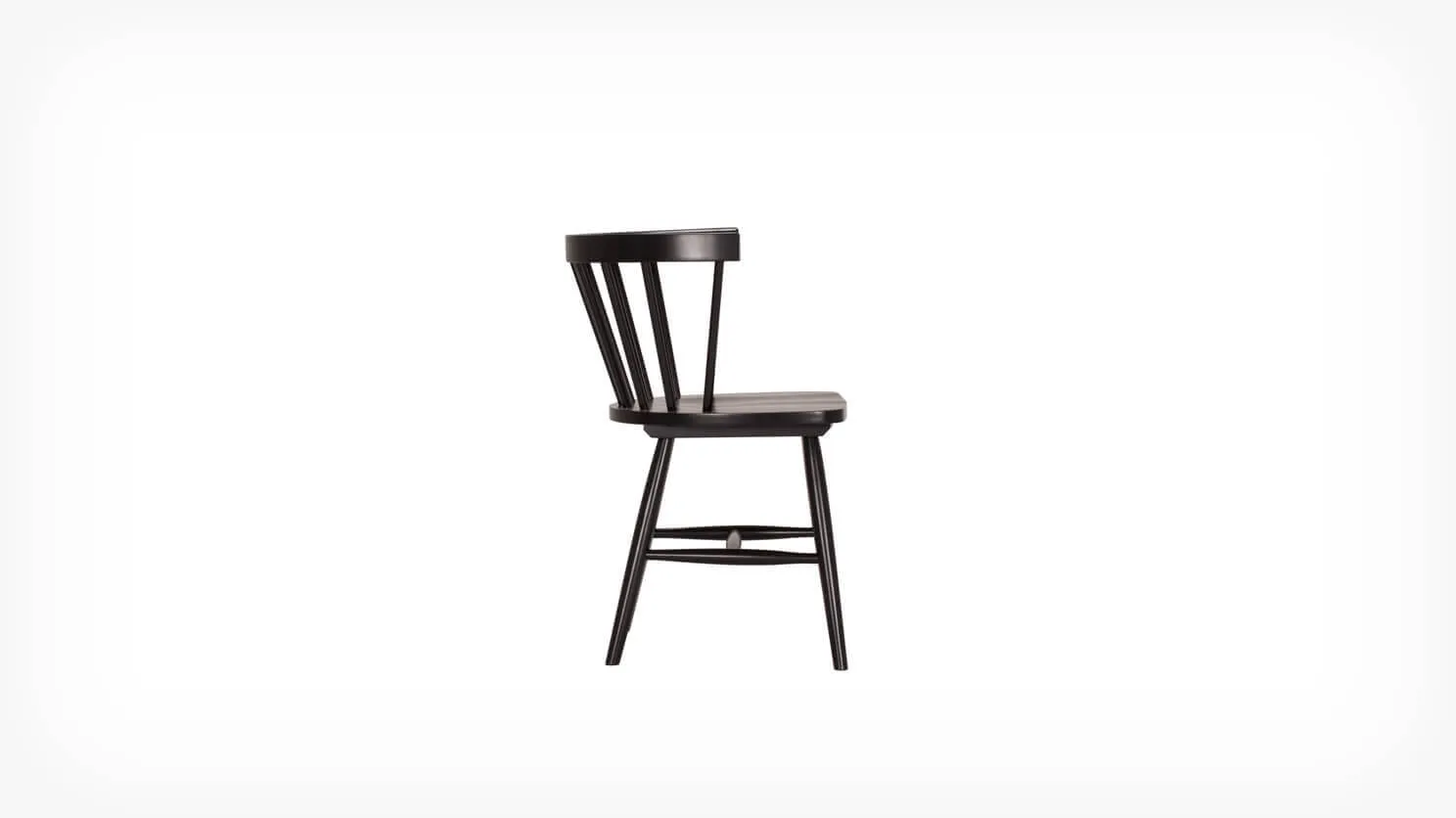 Lyla Armchair in Black Rubberwood